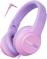 Kids Headphones with Cord, 74/85/94Db Volume Limit, Wired Over-Ear Headphones fo