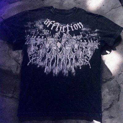 AFFLICTION Dark Ghoul Chariots 2011 RARE OG PRINT LARGE  MESSAGE BEFORE BUYING