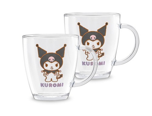 Limitiert Corelle x Sanrio Kuromi Glas Becher Set/Charakter Küche/380ml 12,8oz - Bild 6 von 10