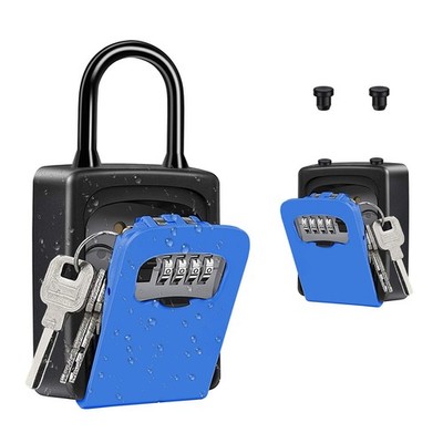 Key Storage Lock Box, Combination Key Box with Code, Portable Key Security Bo...