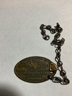 Vintage Orange Judd Chicago Illinois Service Bureau Identity Number Tag/Fob — photo 3
