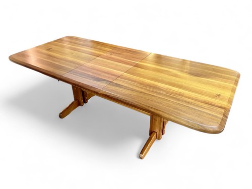 Vintage post & rail dining table & X4 chairs mid-century modern 1980's AUSTRALIA - Picture 12 of 13