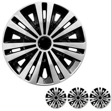 15 inch Hubcaps Set of 4 ABS Wheel Cover Replacement for Iron Rim Arachnid Style