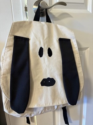 Peanuts Snoopy Embroidered Cotton Backpack