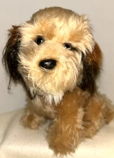 Plush Stuffed Dog Dakin Benji Mulberry Square Collar Tag Realistic Vtg 1978