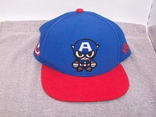 Captain America   Marvel   Embroidered Dad Hat Cap   Adjustable Snap Back