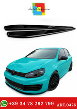 🔥 Unten Schweller Seitenlichter IN ABS Schwarz Glänzend Für VW Golf 6 VI 🔥