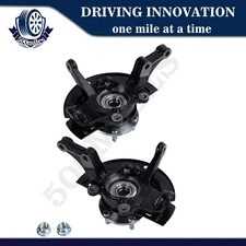New 2x Front Wheel Hub Bearing & Steering Knuckle for 04-06 Nissan Altima Maxima