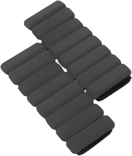 2er Set Ieron Hand- & Fußgelenkgewichte, verstellbar, für Sport, Fitness, black - Bild 2 von 4