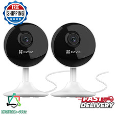 EZVIZ C1C 2 Pack Mini Home Security Camera Indoor, 1080P Wifi Camera, Home Secui