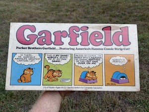 Sealed NOS, 1978, GARFIELD Board Game by Parker Brothers Comic Strip Cat