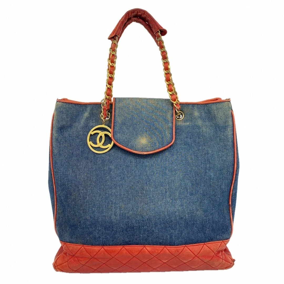 CHANEL Denim Exterior Tote Bags & Handbags for Women for sale | eBay