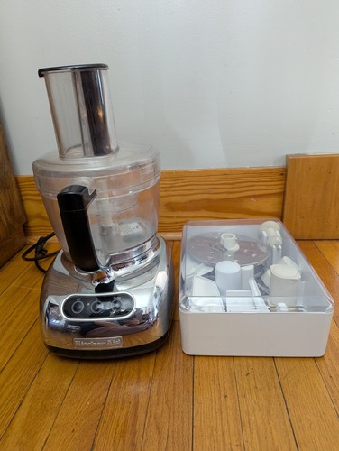 KitchenAid Food Processor Chrome Tested Accessories 12 Cup - Picture 2 of 24