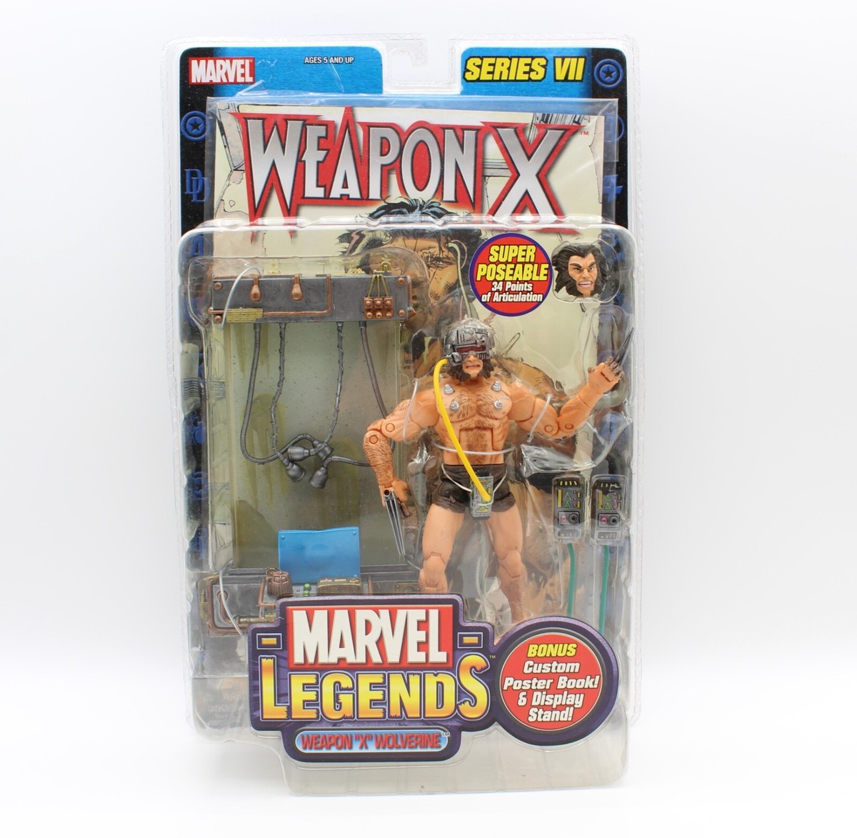 100%品質 X-Men Marvel Toy Action WOLVERINE X Weapon VII Series Biz Xメン
