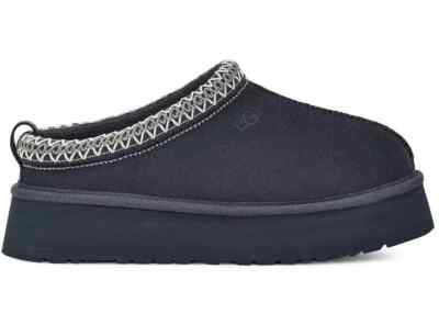 UGG TAZZ PLATFORM SUEDE SLIPPERS 1122553 WOMEN'S EVE BLUE SIZE 6
