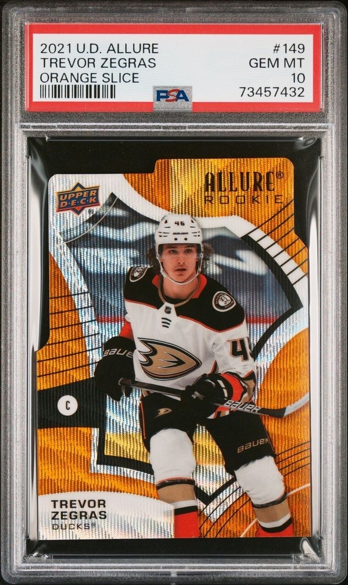 2021-22 Upper Deck Allure - Rookies Trevor Zegras #149 Orange