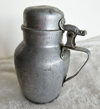 Vintage VIKO Syrup Cream Pitcher with Hinged Lid Handle Made In USA 6"