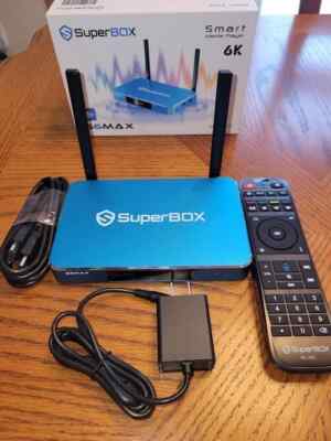 NEW Superbox S6 Max Smart TV Box 6K Android Amazing Streaming fast ship NOW