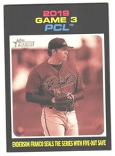 2020 Topps Heritage Minor League Enderson Franco #196