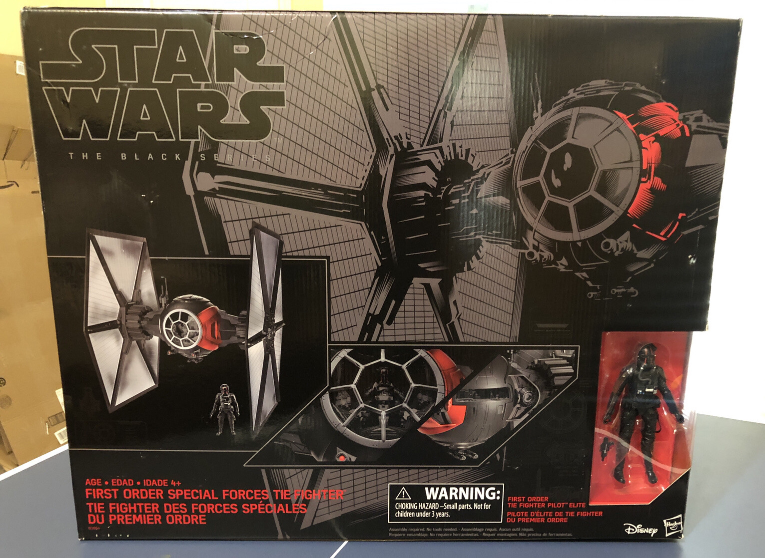 black series tie fighter