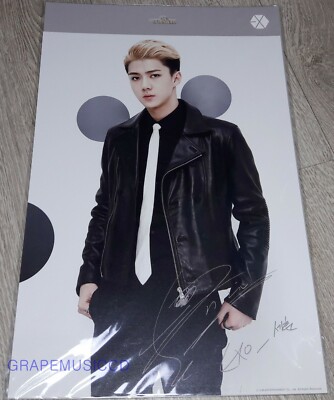 EXO SEHUN直筆サイン EXO SMTOWN COEX Artium SUM OFFICIAL GOODS SEHUN AUTOGRAPH PHOTO