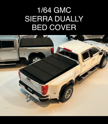 1/64 BED COVER TONNEAU FOR GMC SIERRA 3500 DUALLY GREENLIGHT KARSON