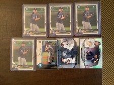 2018 Bowman Draft Chrome Ryan Weathers 7 CARD LOT REFRACTOR SEE DESCRIPTION 