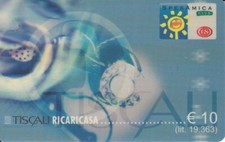 @ TISCALI RICARICASA @  GOLDEN 17 - TIPO C - SCAD. 31.DIC.2003  NUOVA - PERFETTA