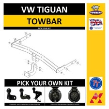 Towbar to fit VW Volkswagen Tiguan 2008 to Sprinf 2016 MK1 Towball Electrics