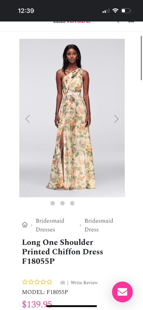 floral bridesmaid dresses david's bridal David's Bridal Floral Dress