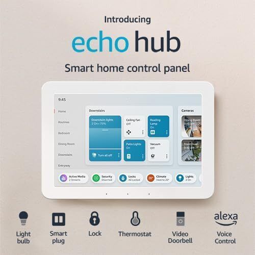 New 2024 Amazon - Echo Hub 8” smart home control panel with New 2024 Amazon - Echo Hub 8” smart home control panel with