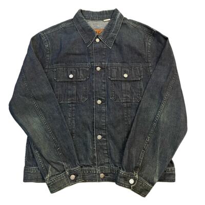 GAP 1969 Womens Size XL Blue Wash Denim Trucker Jacket