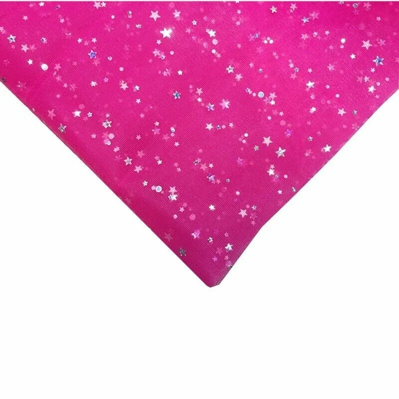 Netz Pailletten Laser Stoff Sheer Stars Gepunktet DIY Tutu Kleid Kostüm Wanddeko - Bild 4 von 4