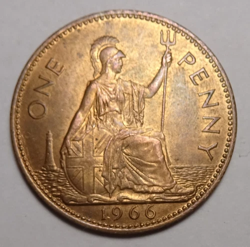 1966 Elizabeth II Penny — photo from the most recent tracked eBay sale