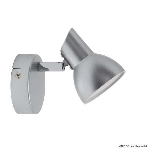 Wandleuchte Wandlampe Deckenlampe Wandstrahler Spot Leselicht Elmira Led Silber-image