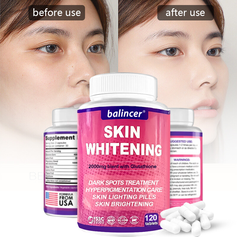 2000mg Mixed Glutathione Capsules (120 capsules) - Whitening the skin | eBay 2000mg Mixed Glutathione Capsules (120 capsules) - Whitening the skin | eBay