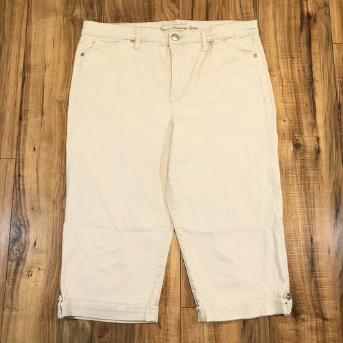 White Skimmer Capris Womens Size 