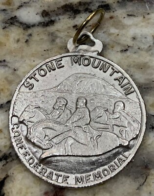 Stone Mountain Park Ice Chalet Georgia s Confederate Memorial Vintage Pendant