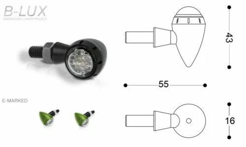 Phares et clignotants LED pour motocyclette Aprilia