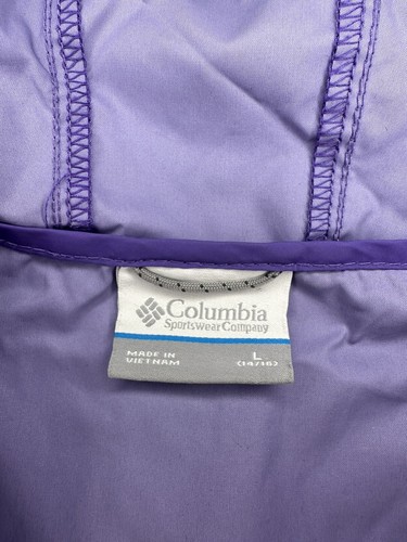 Columbia Hooded Windbreaker Size Large (14/16) - Picture 5 of 5