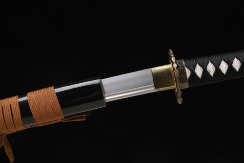 Hand Polished JP Samurai Sword Katana 9260 Spring Steel Sharp Unokubi Zukuri - Picture 3 of 14