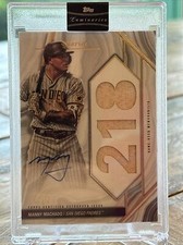 2022 Topps Luminaries Manny Machado Home Run Kings Autographed Relic /15 SSP