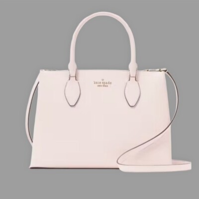 Kate Spade NEW WITH TAGS Pale Blush Satchel with Shoulder Strap Handbag ($399)