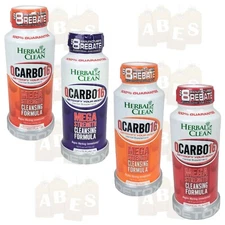 Herbal Clean Qcarbo16 Mega Strength Cleansing Detox, 16oz, YOU CHOOSE