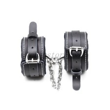 TOP Quality Fancy Binding Kit Real Leather Hand Cuff Wrist Ankle Cuff Restraint