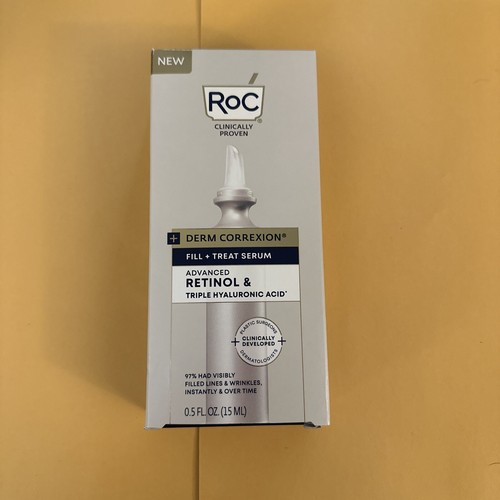 RoC Derm Correxion Fill Treat Serum 0 5 Fl Oz Retinol Hyaluronic Acid Roc derm correxion fill treat serum 0 5 fl oz retinol hyaluronic acid