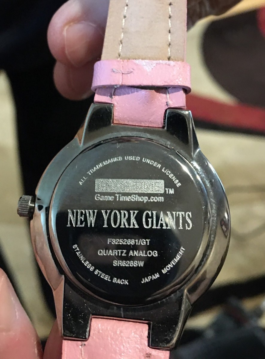 Ladies pink NY NFL watch NFL New York Giants Pink Ladies Watch Gift Box | eBay main image 2
