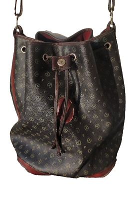 Pollini - vintage bucket leather bag Italian luxury bags | eBay