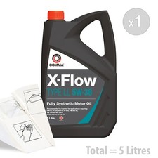 Image of Car Engine Oil Service Kit / Pack 5 LITRES Comma X-Flow Type LL 5w-30 5L