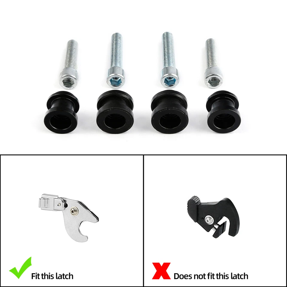 Black Docking Hardware Kit Fit For Harley Softail Slim Heritage Classic 18-25 24 - Изображение 3 из 4